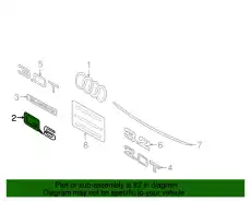  VAG ЭМБЛЕМА ЗАДН. AUDI 'Q5' 8R08537412ZZ