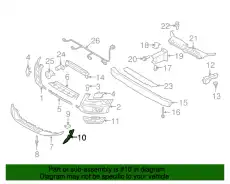  (8 ГР.), (AUDI), НАКЛАДКА 8R0807278 VAG