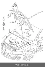  Адаптер 4F0955431 VAG