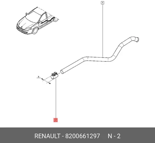 БАНДАЖ 8200661297 RENAULT