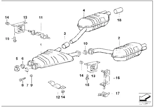 Муфта сварная !D=60MM \BMW 8' E31 18 11 1 723 680