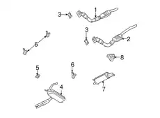 муфта глушителя универсальная D65,L90 8A0253139A VAG