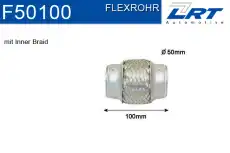 Гофра глушителя LRT F50100