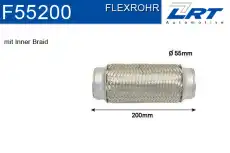 Гофра глушителя LRT F55200