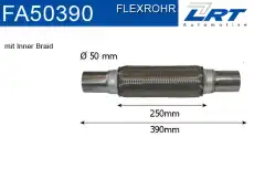 Гофра глушителя LRT FA50390 L= d=