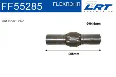 Гофра глушителя LRT FA55285 L= d=