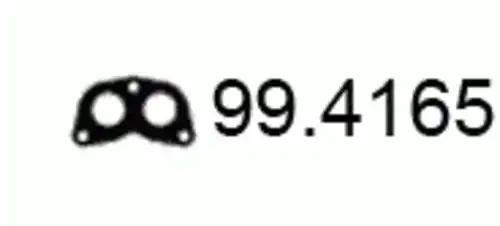 Прокладка глушителя ASSO 99.4165