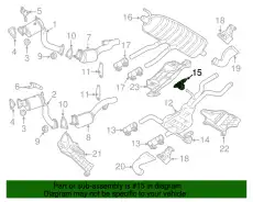опора глушителя 7L0253144D VAG
