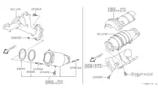 Прокладка глушителя NISSAN 20822-7J610