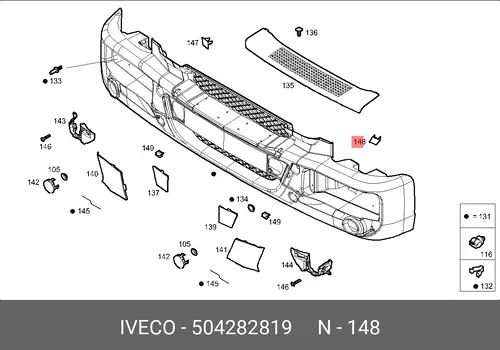 ПРОМЕЖ. ПЛИТА 504282819 IVECO
