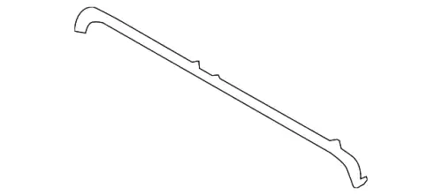 Накладка переднего бампера 6400C961 MITSUBISHI