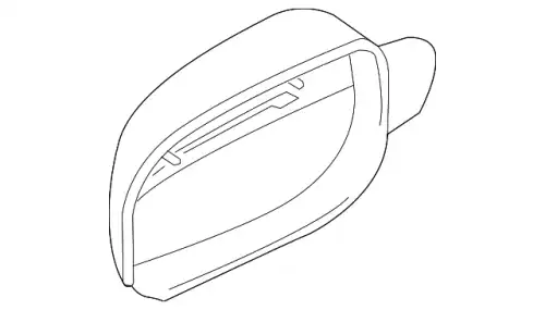 КОРПУС ЗЕРКАЛА 7L6857527DGRU VAG