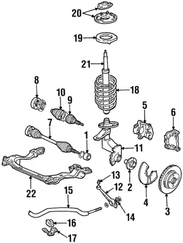 Суппорт тормозной VAG 443.615.123EX передняя ось справа