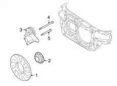 болт крепления вала дифференциала! M8x80\ Audi A4 N0447141 VAG