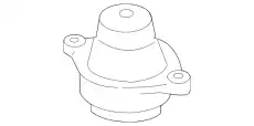  (AUDI), PЕЗИНОВАЯ ПОДУШКА 4E0199267T VAG