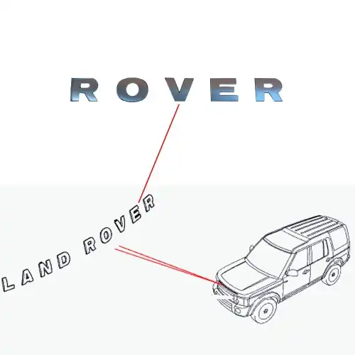 НАДПИСЬ 'ROVER' LA DAB500080LQV LAND ROVER