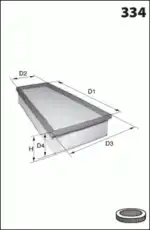 Фильтр воздушный MECAFILTER 120