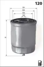 Фильтр воздушный MECAFILTER 120