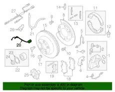 Датчик тормозных колодок VAG 7L0.907.637C