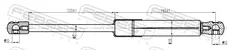 Амортизатор капота FEBEST 19117-003