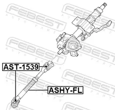 Карданный вал FEBEST ASHY-FL