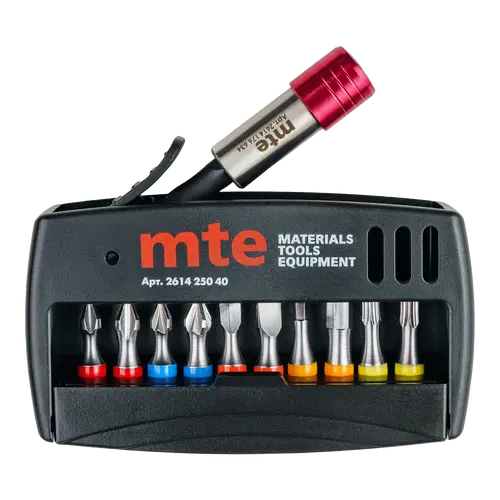 НАБОР БИТ С/ДЕРЖАТ 11ПР В/ФУТ 261425040 MTE