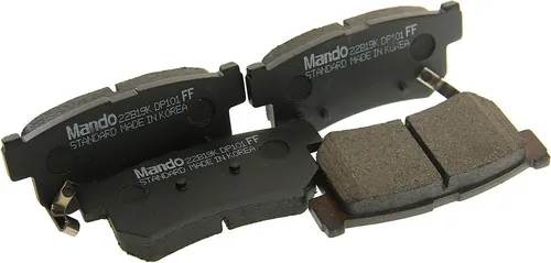 Тормозные колодки дисковые задняя ось MANDO MPD13