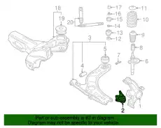Шаровая опора VAG 8N0.407.365A