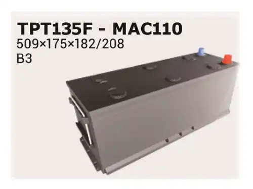 Аккумулятор IPSA TPT135F