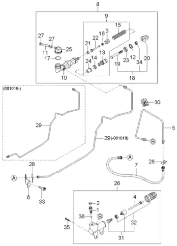 Цилиндр сцепления MOBIS 417102Y000
