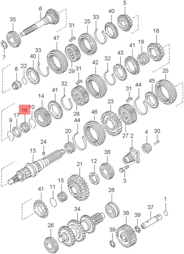ПОДШИПНИК КПП 432255H000 MOBIS