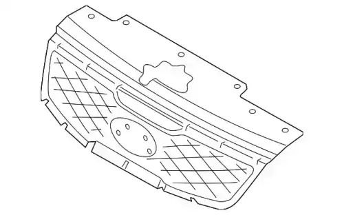Решетка радиатора MOBIS 863611G600