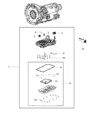 FILTER, TRANSMISSION OIL 68417 054AB JEEP
