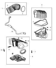 Фильтр воздушный MOPAR 4861737AA
