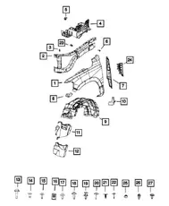 Деталь 68443469AD MOPAR