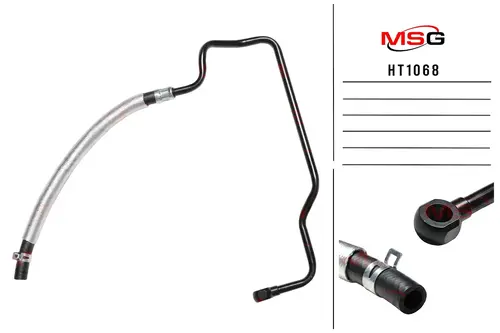 Обратный шланг от рейки к бачку MINI HT1068 MSG