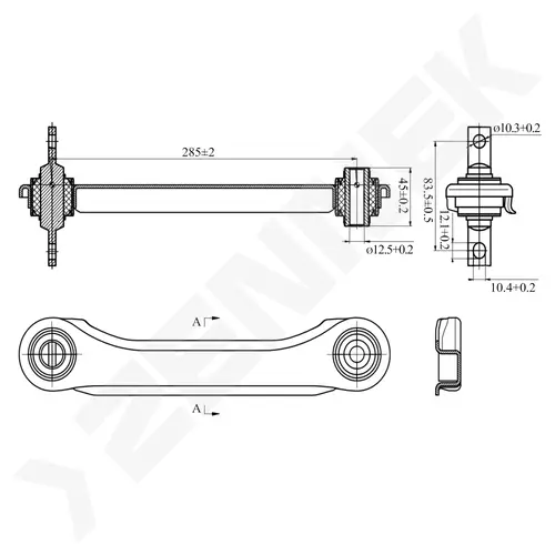 Рычаг подвески ZENNEK DCA0192