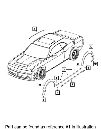 Датчик парковки DODGE 6MK25 TZZAA