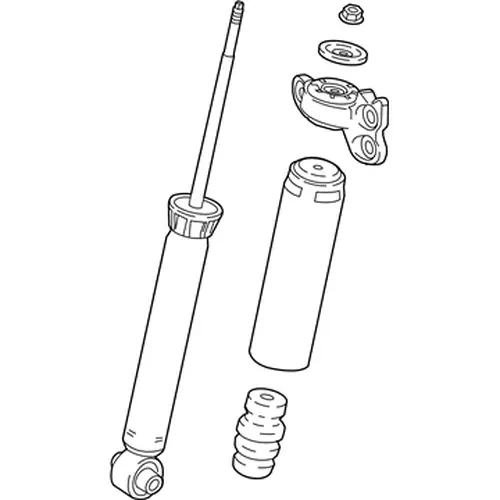 ABSORBER,RR SHK(W/UPR MT)(CODE ACLF)(INCLS 1-6)(ACDelco #84384341) BUICK