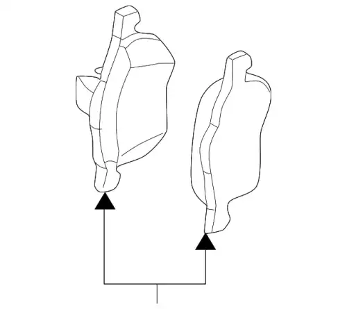 Тормозные колодки дисковые VOLVO 8634921