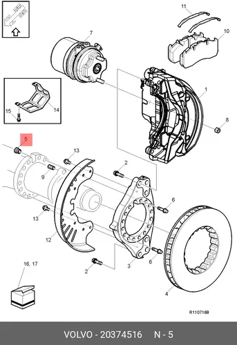 20374516 Втулка VOLVO