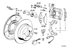 Тормозные колодки дисковые BMW 34 21 1 158 221