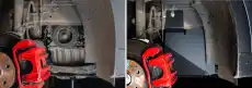 AM.0926.1 Защита бокового пыльника правый + комплект крепежа, AutoMAX, Сталь, Chery Tiggo 4,Chery Ti