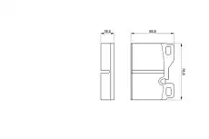 Тормозные колодки дисковые BOSCH 0 986 424 062