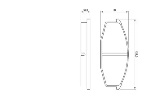 Тормозные колодки дисковые BOSCH 0 986 424 192
