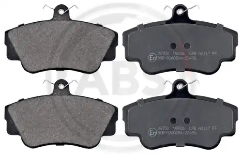 Тормозные колодки дисковые передняя ось A.B.S. 36703