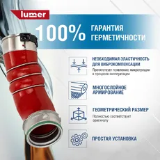 LM07290 Патрубок интеркулера BMW LUMER