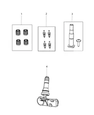 SENSOR, TIRE PRESSURE 68324 960AB JEEP