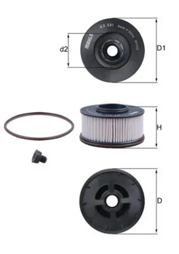 Автозапчасть KX591D KNECHT