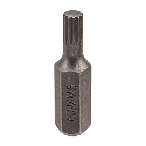 Бита SPLINE 12-гранная M6х30ммL 65219 ROCK FORCE